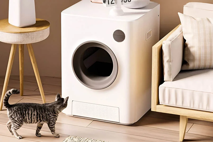 large self cleaning litter box