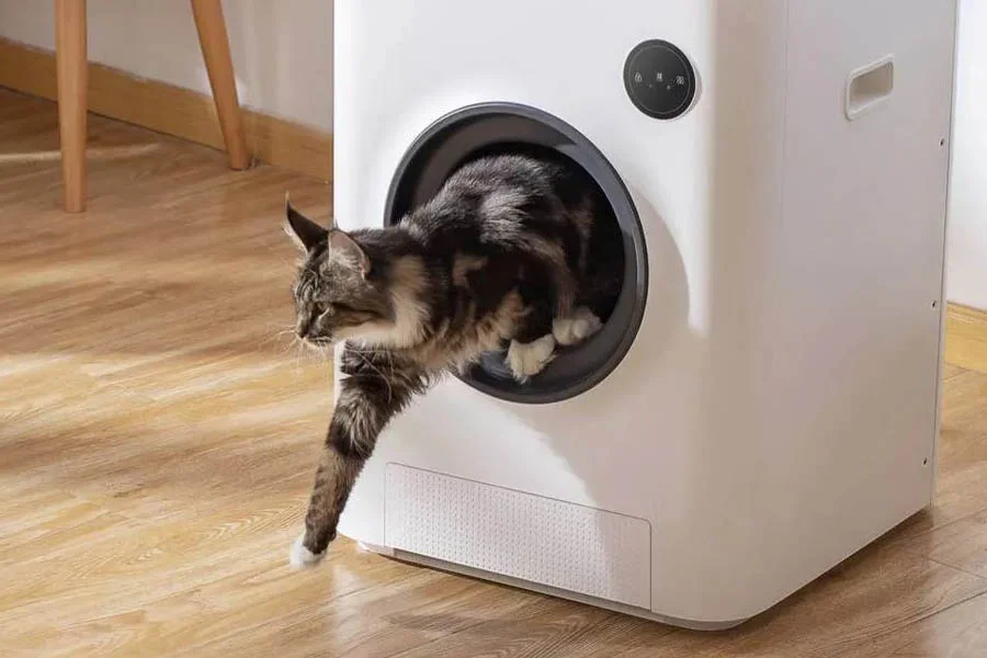 large self cleaning litter box