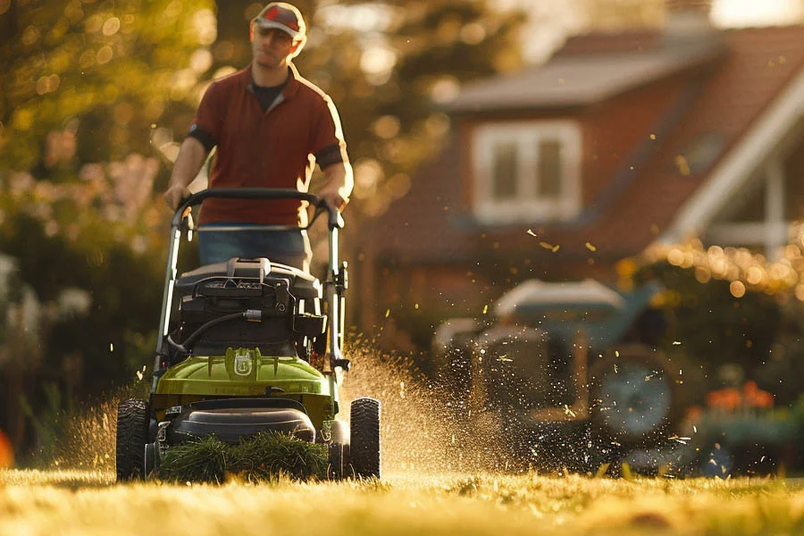 eco self propelled lawn mower